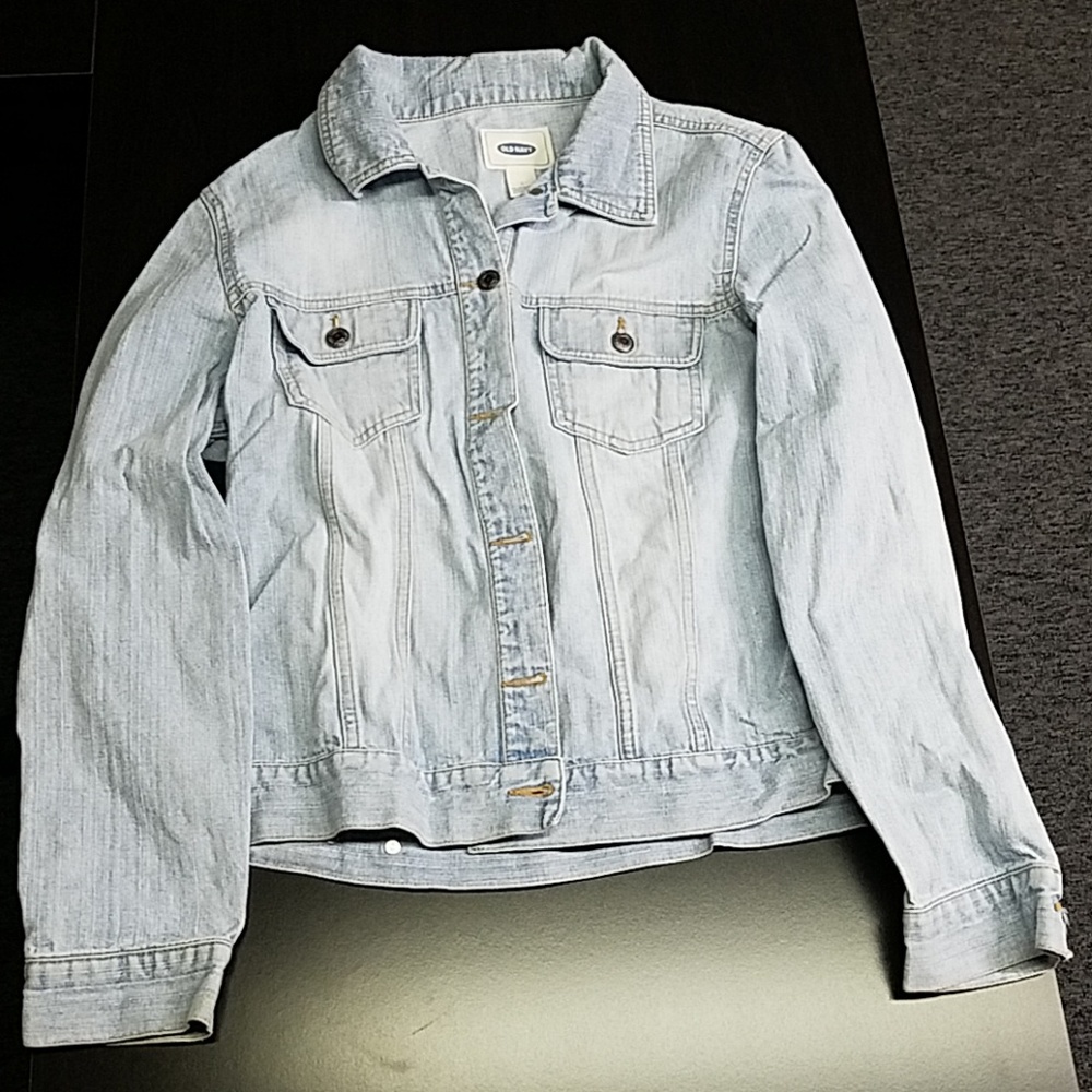 Womens jean jacket size large